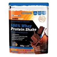 NamedSport, 100% Whey Protein Shake Choco Brownie, 900 g