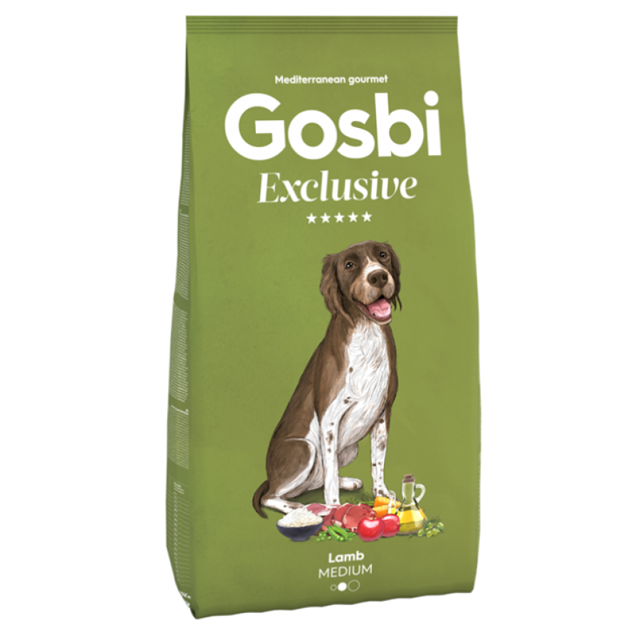Gosbi Exclusive Lamb Medium 3Kg - Mangime di Alta Qualità per Cani di Taglia Media