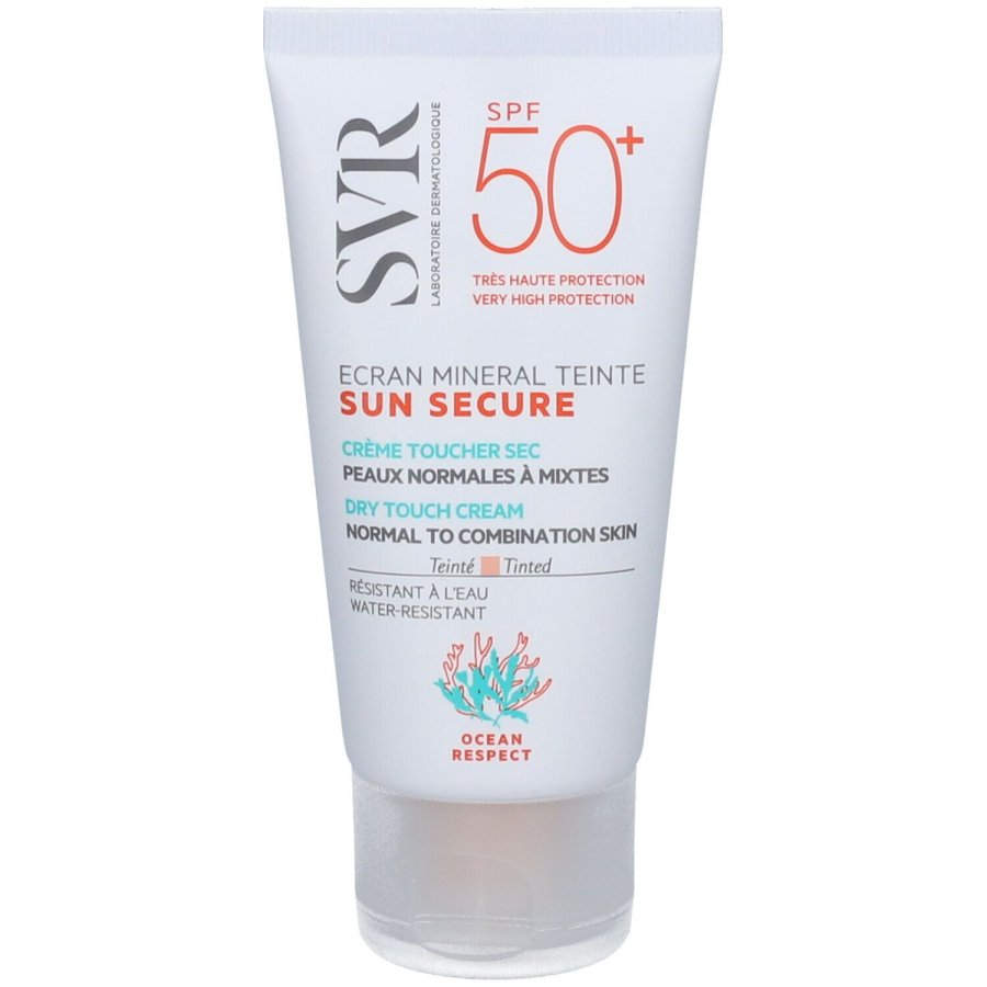 SVR Sun Secure Ecran Mineral Teinté Crema Viso Pelle Normale Mista SPF50+ 50ml