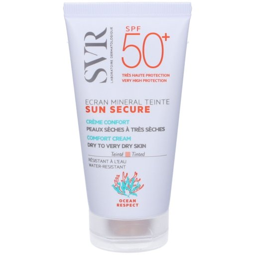SVR Sun Secure Ecran Mineral Teinté Crema Viso Pelle Secca SPF50+ 50ml