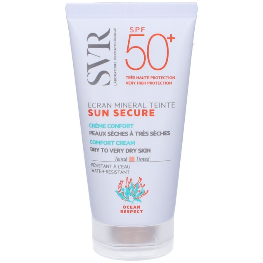 SVR Sun Secure Ecran Mineral Teinté Crema Viso Pelle Secca SPF50+ 50ml