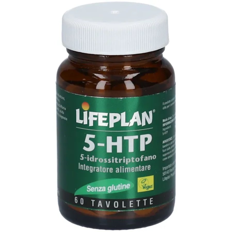 LifePlan 5 HTP Integratore Alimentare, 60 Tavolette