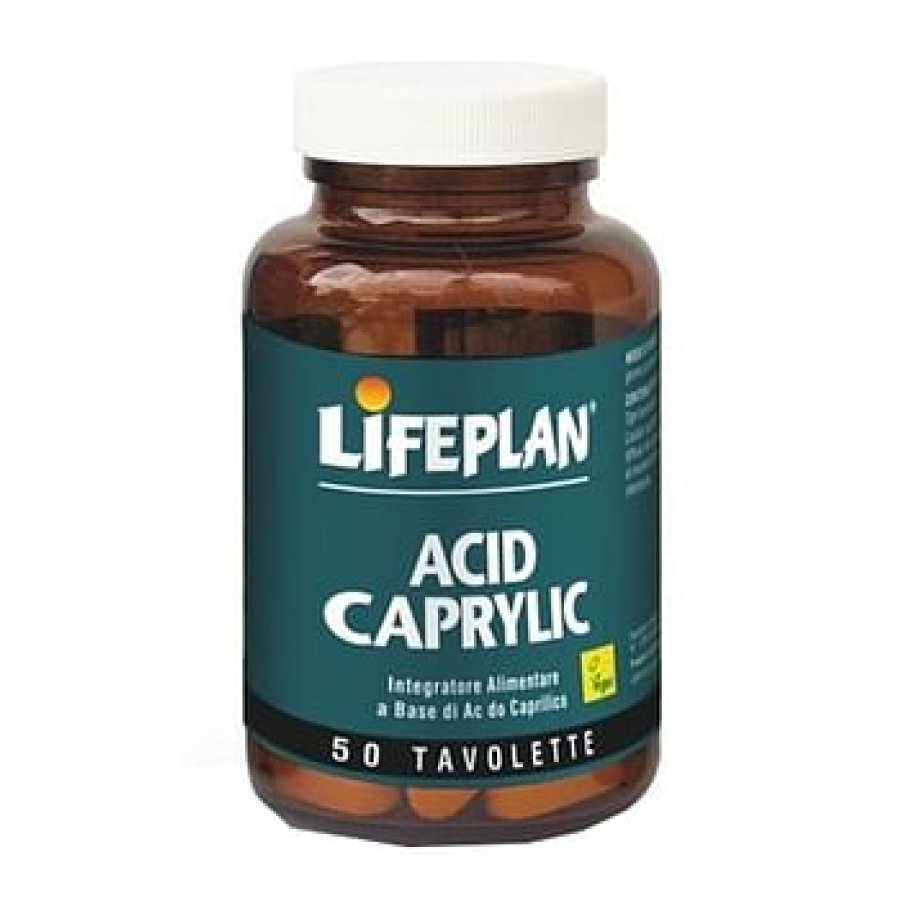 Lifeplan Acid Caprylic 50 Tavolette - Integratore alimentare a base di acido caprilico