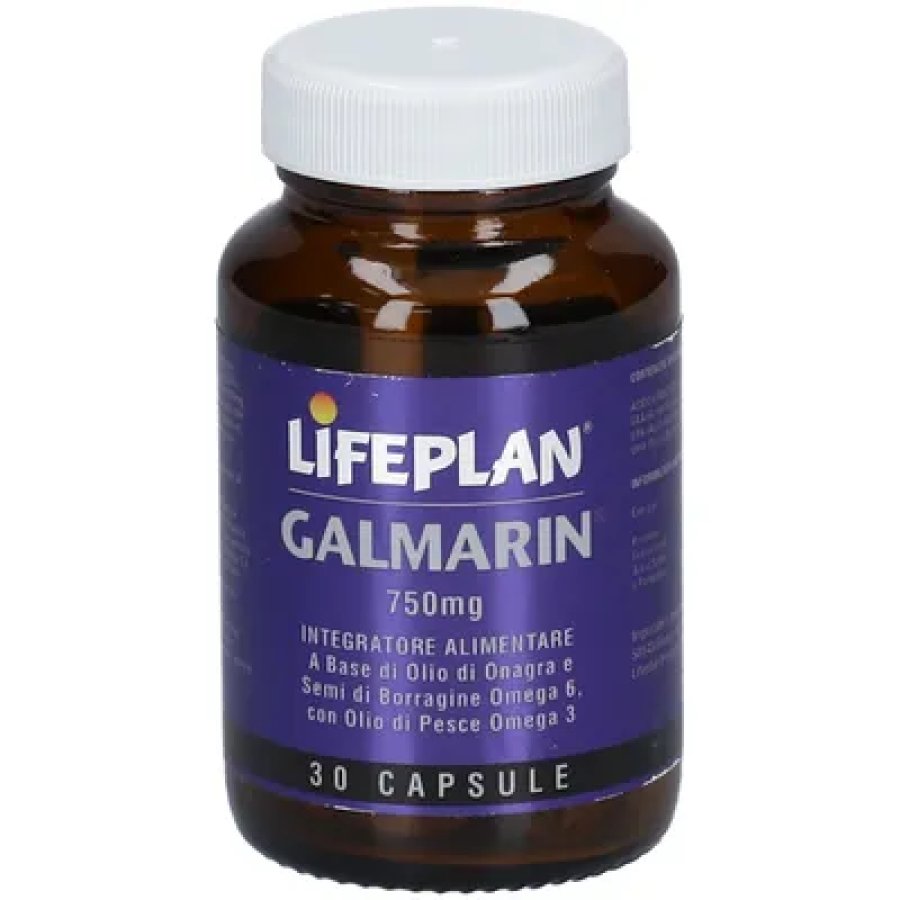 Lifeplan Galmarin 750mg Omega-3/6 30 Capsule - Integratore di Acidi Grassi Essenziali