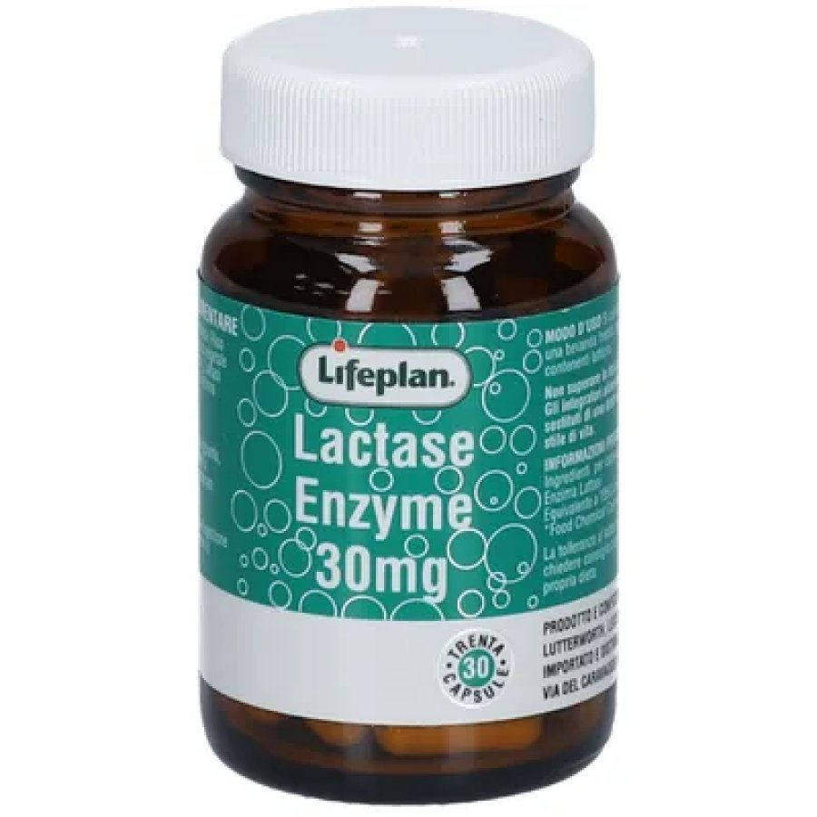 Lifeplan Lactase Enzyme 30 Capsule - Integratore Alimentare