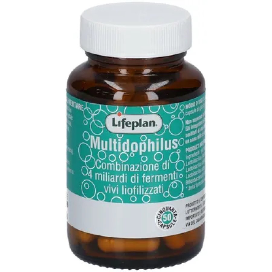 Lifeplan Multidophilus 50 Capsule - Integratore Biologico di Probiotici