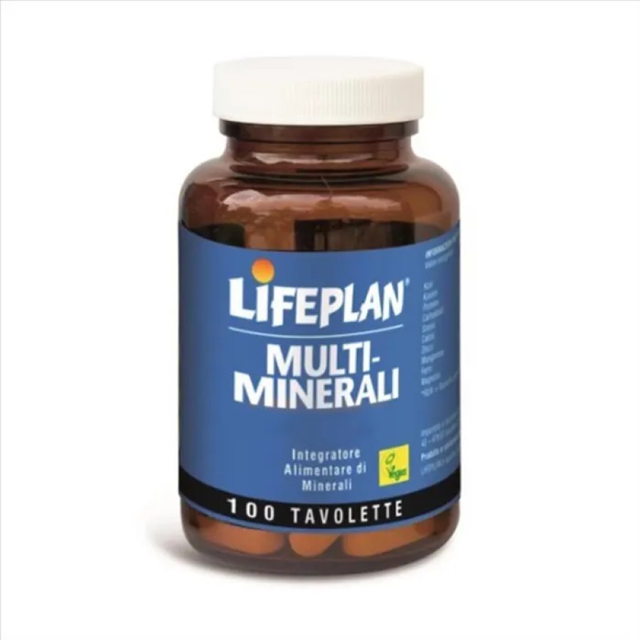 Lifeplan Multiminerali 100 Tavolette - Integratore Alimentare di Minerali