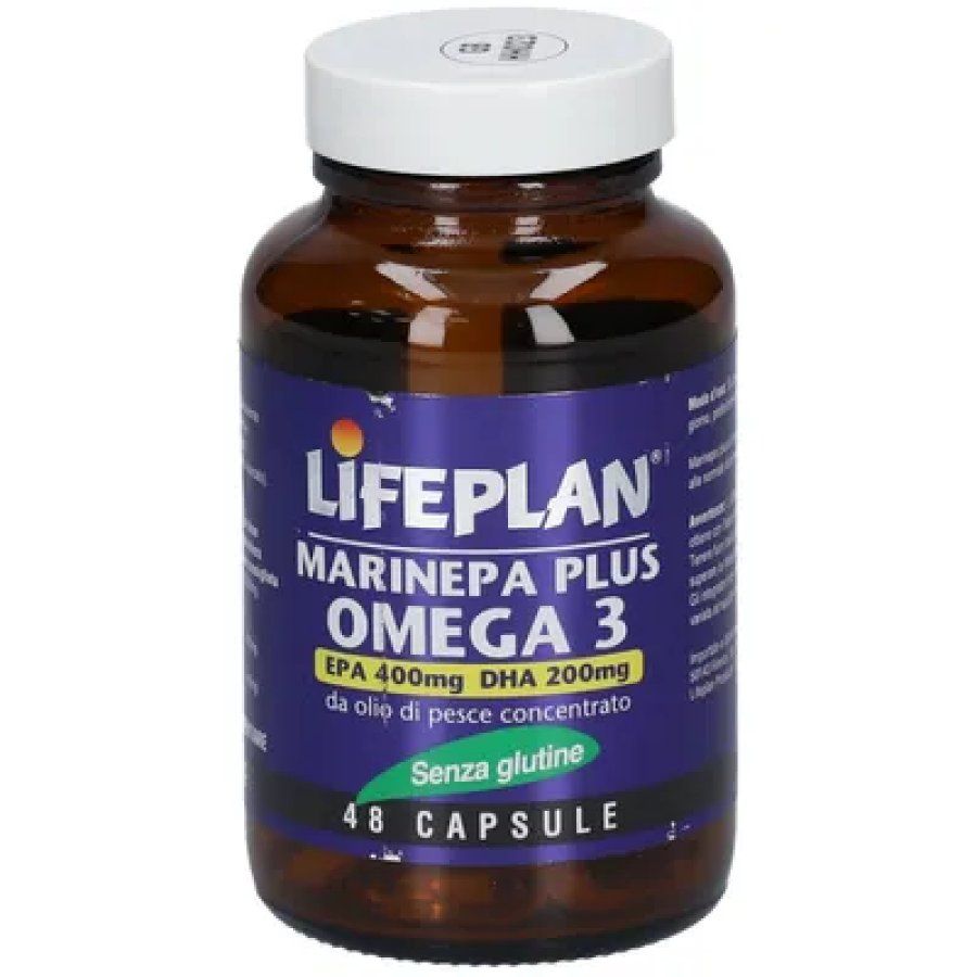 Lifeplan Marinepa Plus Omega 48 Capsule - Integratore Omega Fonte di EPA e DHA con Vitamina E