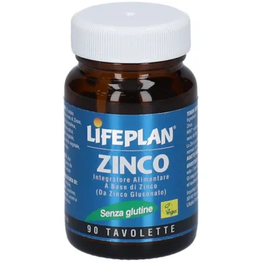 Lifeplan Zinco 10mg 90 Tavolette - Integratore alimentare