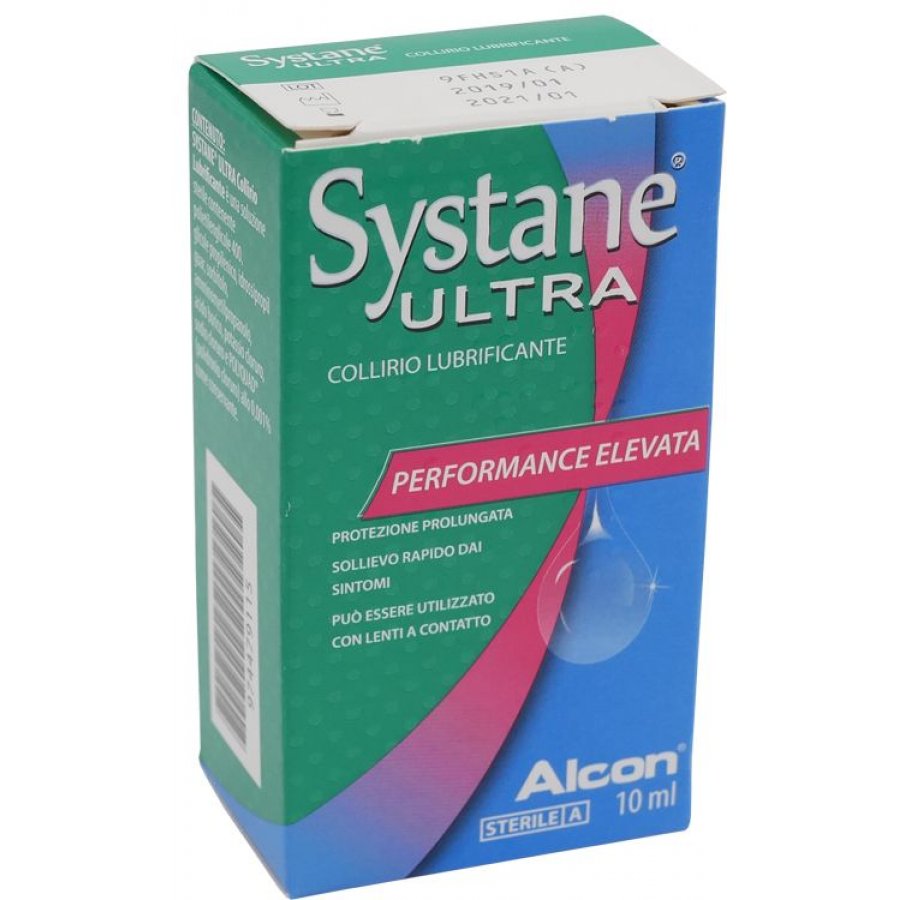 Systane - Ultra Performance Elevata Collirio Lubrificante 10ml - Idratazione Intensiva per Occhi Secchi