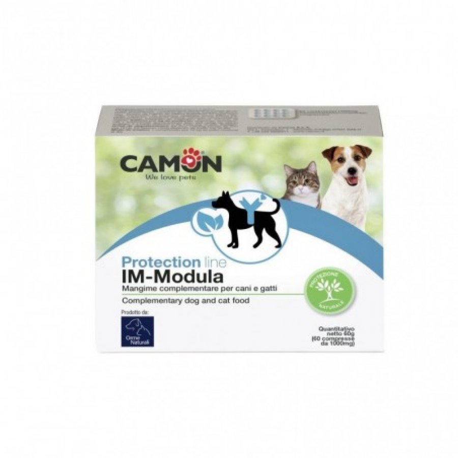 Im-Modula Mangime Complementare per Cani e Gatti 60 Compresse - Supporto Immunitario e Benessere