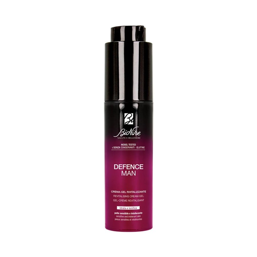 Bionike, Defence Man Energise Crema Gel Rivitalizzante Viso, 50 ml