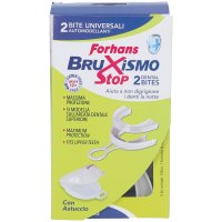 Forhans - 2 Bite Bruxismo Stop per Digrignamento Notturno