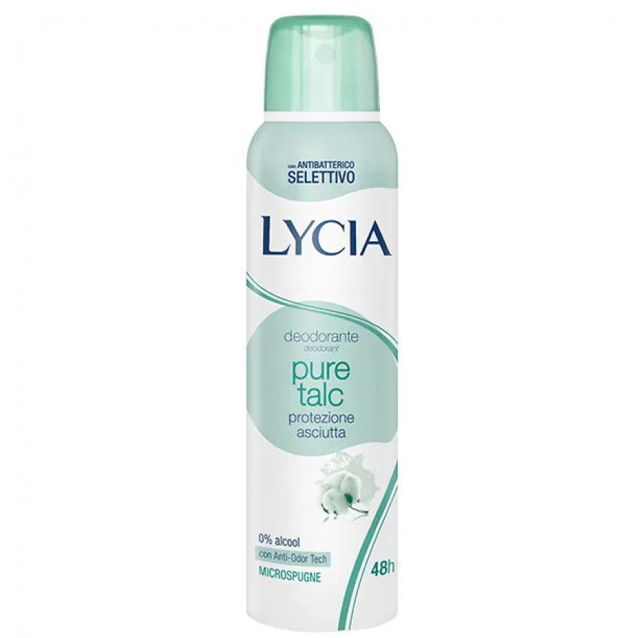 Lycia Spray Gas Antiodorante Pure Talc 150 ml
