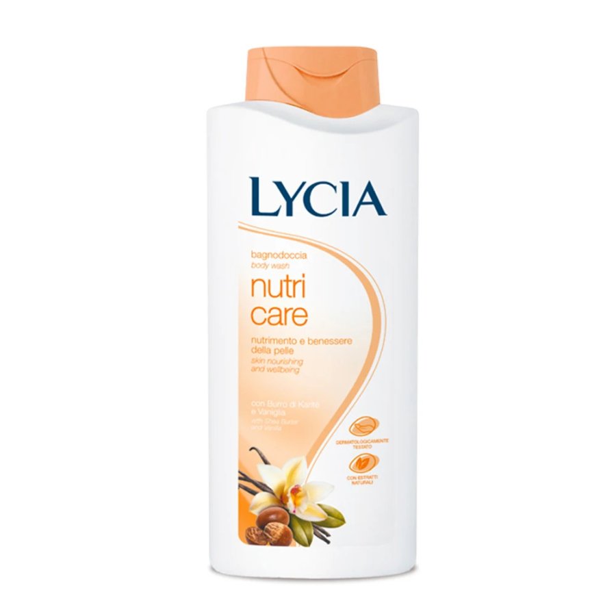 Lycia Nutri Care Bagnodoccia con Burro di Karit&eacute; e Vaniglia, 750 ml
