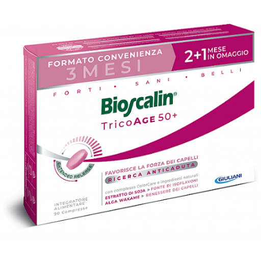 Bioscalin TricoAge45+ 90 Compresse - Integratore per Capelli e Cuoio Capelluto in Donne 45+