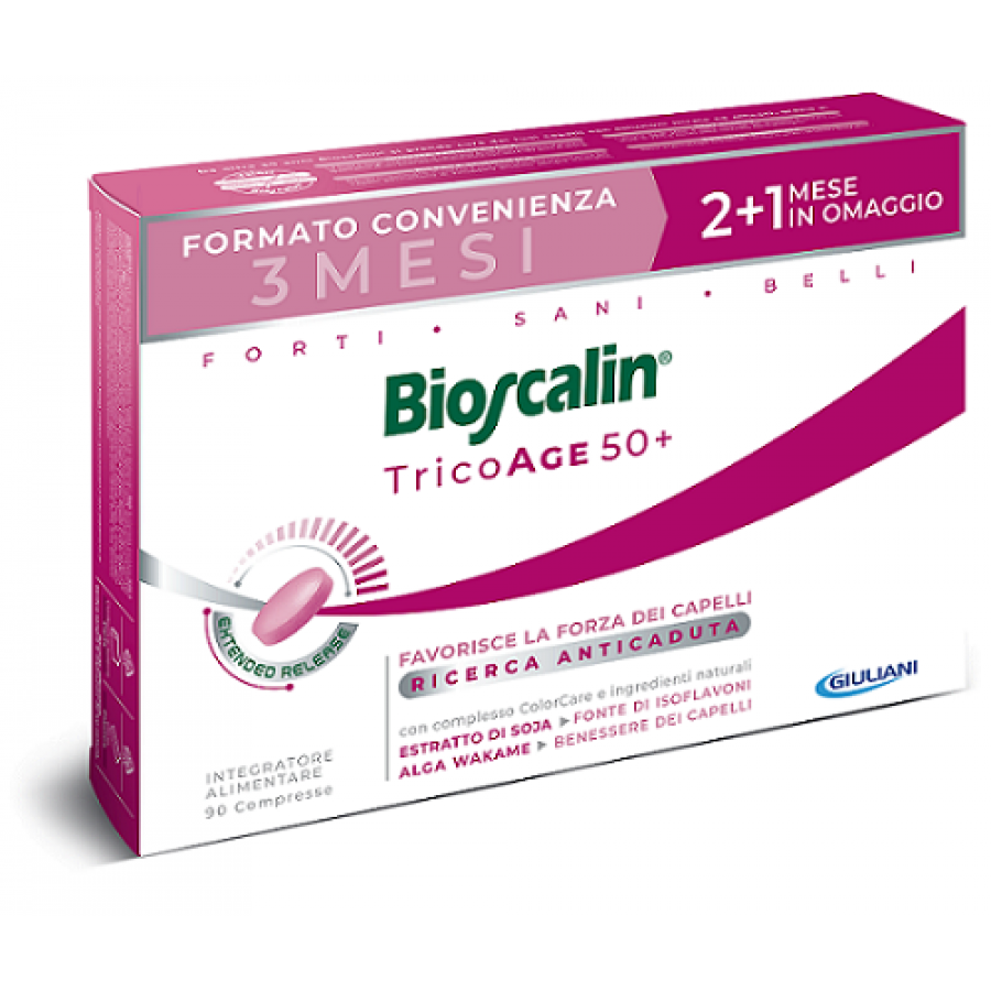 Bioscalin TricoAge45+ 90 Compresse - Integratore per Capelli e Cuoio Capelluto in Donne 45+