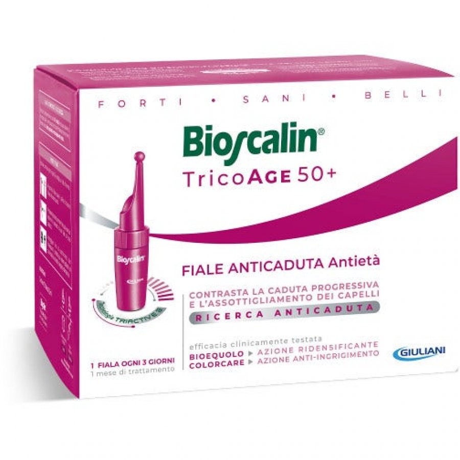  Bioscalin Tricoage 50+ Trattamento Anticaduta Donna Antietà 10 fiale 