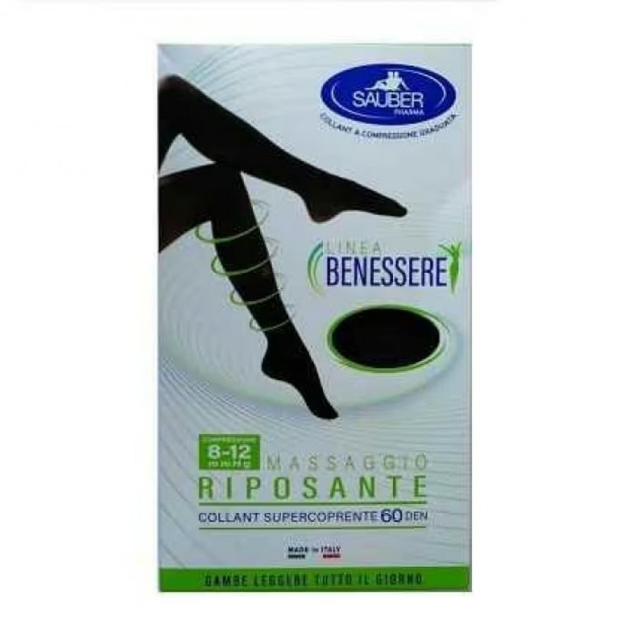 Collant Supercoprente Linea Benessere 60 Denari Nero Taglia 5