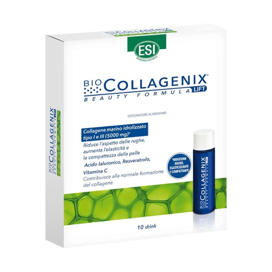 ESI Biocollagenix, Integratore Anti Age da Bere, 10 Drink