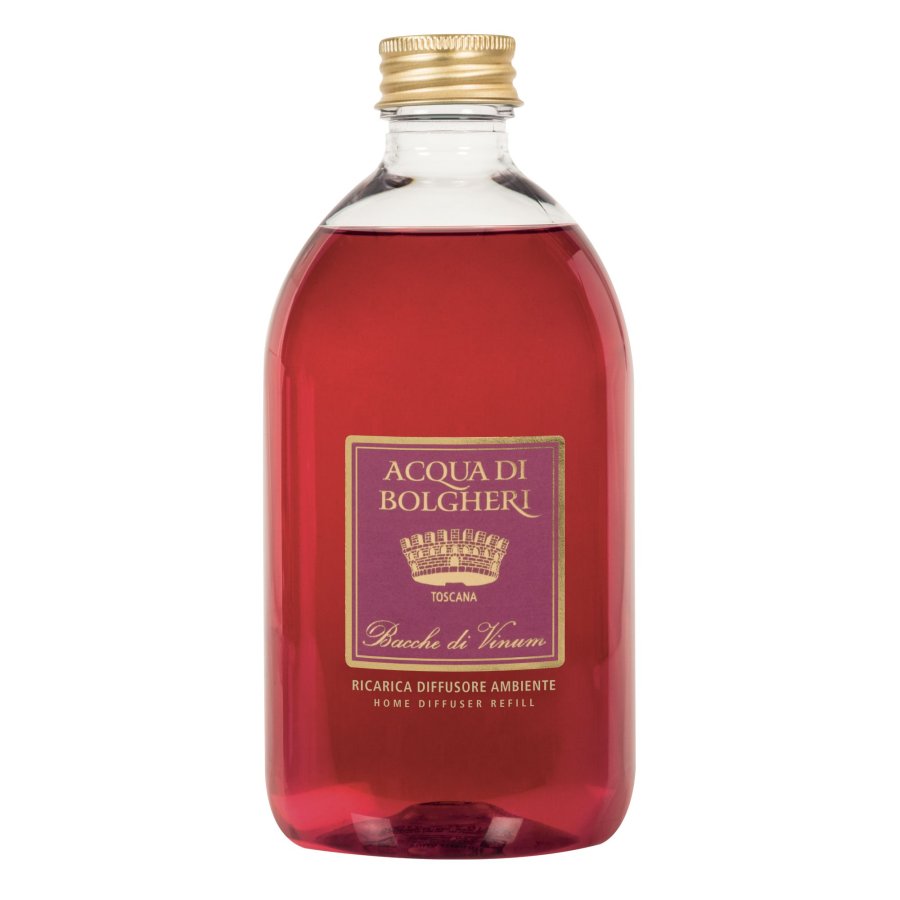 Acqua di Bolgheri Bacche di Vinum ricarica diffusore, 500 ml Acqua di Bolgheri Bacche di Vinum ricarica diffusore, 500 ml