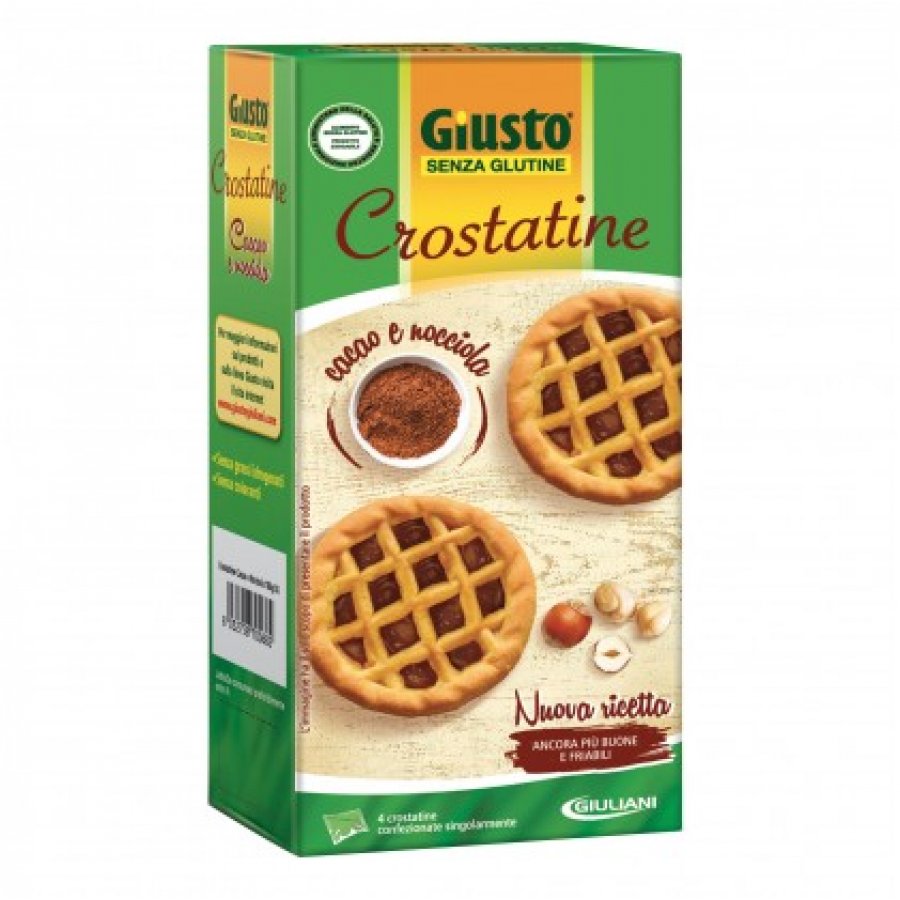 Giusto Senza Glutine Crostatine Cacao Nocciola 180g