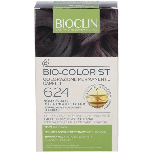 Bioclin - Bio Colorist Colorazione Permanente 6.24 Biondo Scuro Beige Rame Bioclin - Bio Colorist Colorazione Permanente 6.24 Biondo Scuro Beige Rame