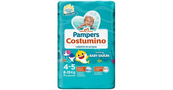 Pampers Costumino Taglia 4, 11 Pezzi