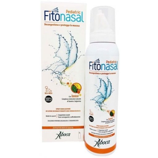 Aboca Fitonasal Pediatric Spray Nasale 125 ml – Decongestionante per Bambini