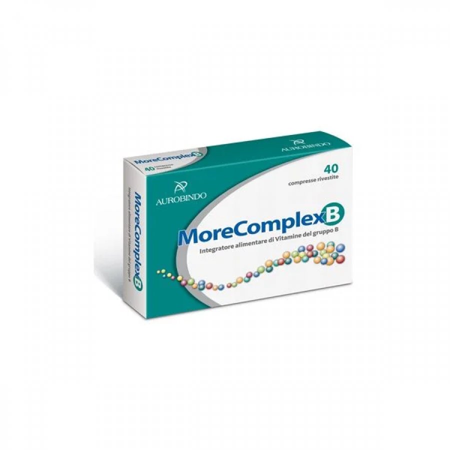 MoreComplex B 40 Compresse - Aurobindo Pharma - Integratore Alimentare Vitamine del Gruppo B