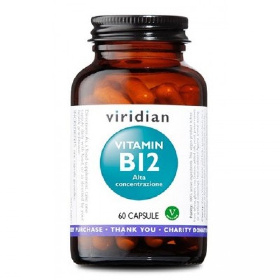 VIRIDIAN Vitamin B12 High 60 Cps  Natur
