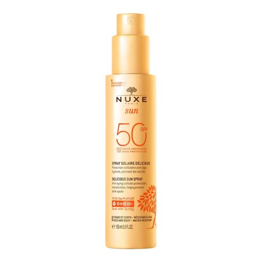 Nuxe Sun, Spray Solare Viso e Corpo SPF50, 150 ml