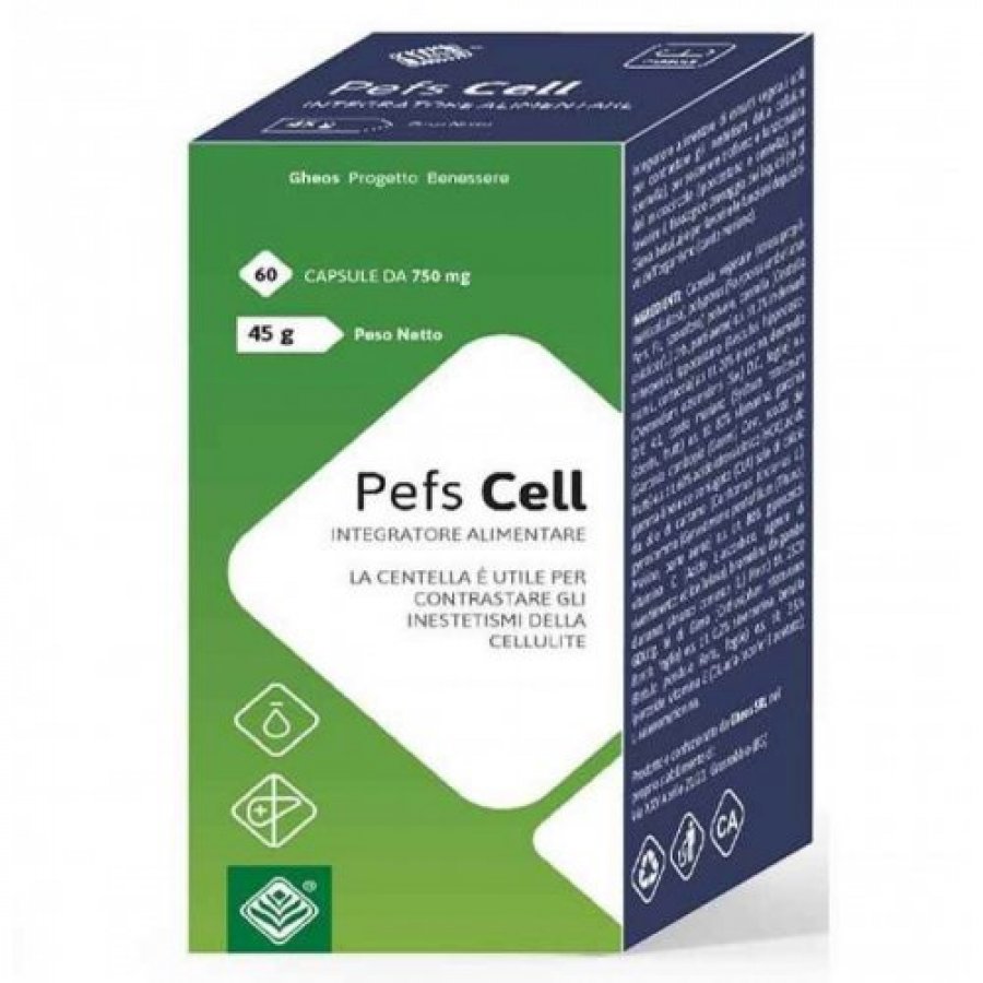 Pefs Cell 60 Capsule Vegetali - Integratore Antiossidante per la Cura della Pelle