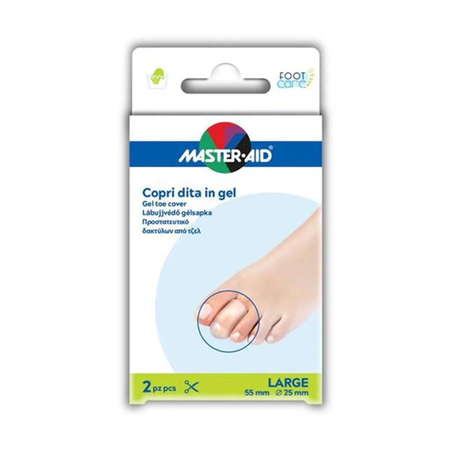 Master-Aid Foot Care Copri Dita in Gel Taglia Small, 2 copri dita