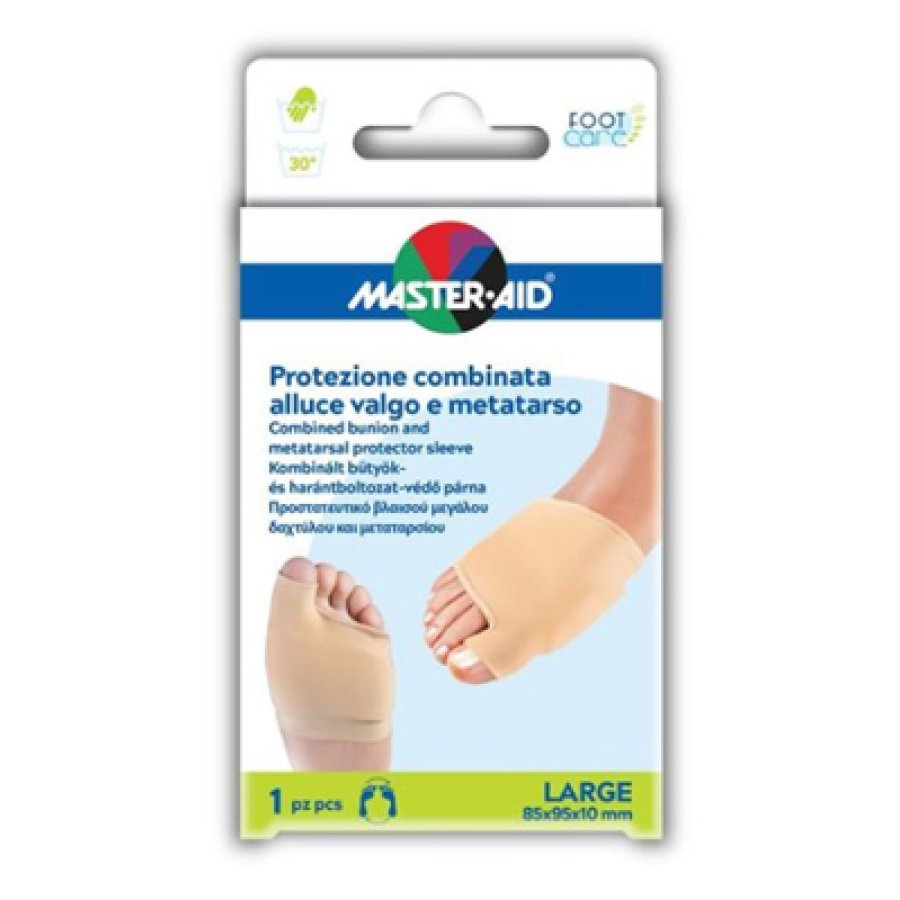 Foot Care Protezione Alluce Valgo Metatarso Taglia L, 1 pezzo