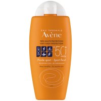 Eau Thermale Avène Protezione Solare Molto Alta Fluido Sport SPF 50+ 100ml - Ideale per Attività Sportive Intense
