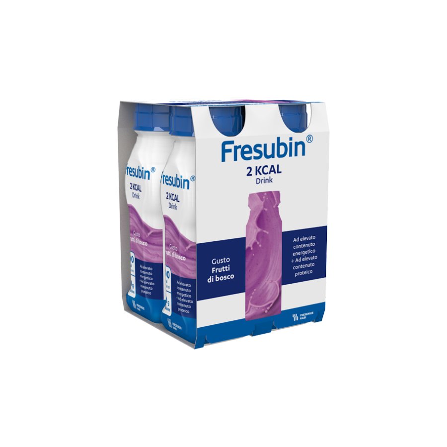 Fresubin 2 kcal DRINK Gusto Frutti di bosco, 4 x 200 ml
