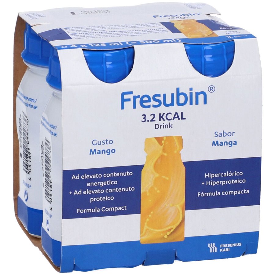 Fresubin 3.2 kcal DRINK Gusto Mango, 4 x 125 ml
