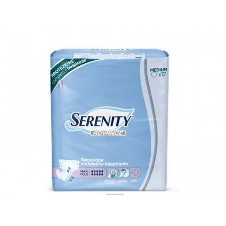 Serenity Advance Pannolone Maxi Plus Taglia M - Confezione da 15 Pezzi - Massima Assorbenza - Pannoloni per Adulti