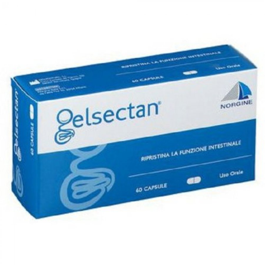 Gelsectan 60 Capsule - Ripristino della Funzione Intestinale per la Sindrome dell'Intestino Irritabile