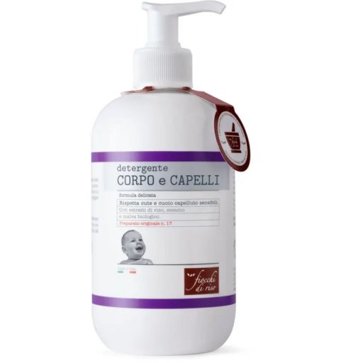 Fiocchi Di Riso Körpercreme Für Babys – 240 Ml, Mit Reis- & Mandelöl, 24h Feuchtigkeit, Dermatologisch Getestet