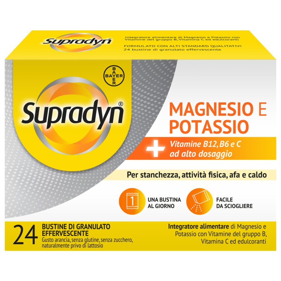 Supradyn Magnesio e Potassio, 24 bustine