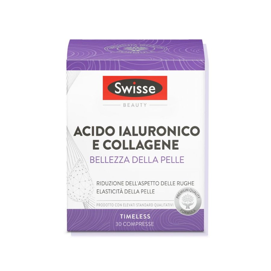 Swisse Collagene e Acido Ialuronico, 30 compresse