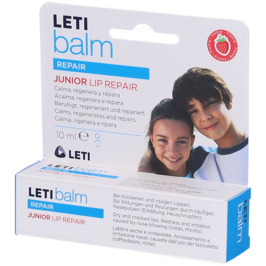 Letibalm Junior Lip Repair Balsamo Naso e Labbra Bambini, 10 ml Letibalm Junior Lip Repair Balsamo Naso e Labbra Bambini, 10 ml