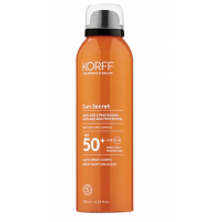 Korff Sun Secret Anti-age Latte Spray Corpo SPF50+ 200ml - Protezione solare avanzata contro l'invecchiamento cutaneo