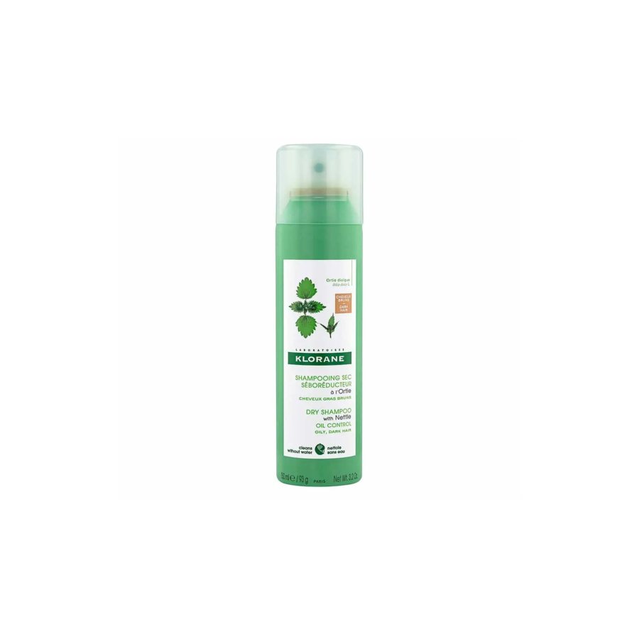Klorane Shampoo Secco Ortica 150ml - Capelli Grassi Scuri