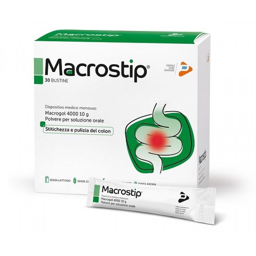 Pharma Line - Macrostip 30 Stick Pack: Integratore di Fibre Solubili per la Salute Digestiva