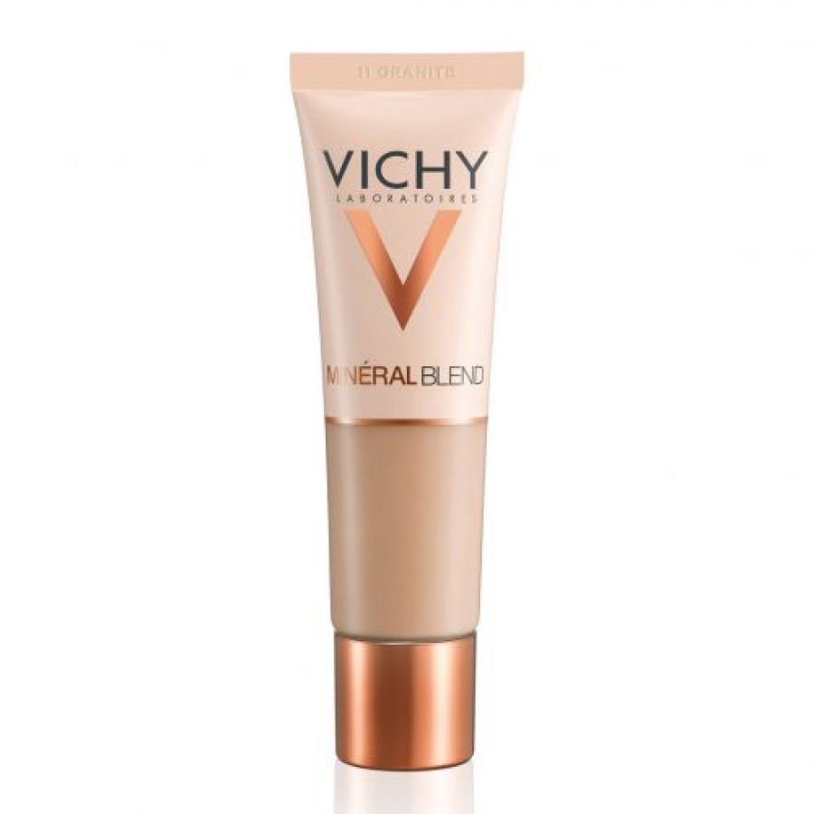Vichy Minéralblend Fondotinta Liquido Idratante Colore 11 Granite 30ml - Copertura Naturale e Idratazione per una Pelle Perfetta