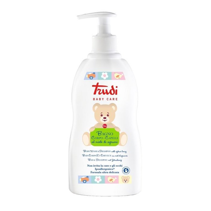 Trudi Baby Care Bagno Corpo e Capelli, 500 ml 