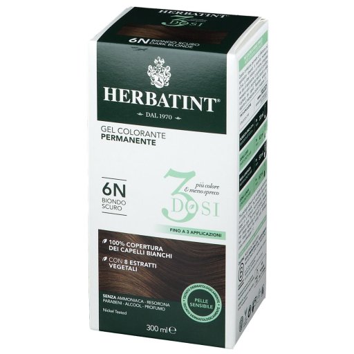 Herbatint 3 Dosi 6N Biondo Scuro, 300ml